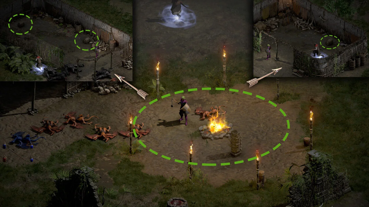 Lower Kurast Campfire