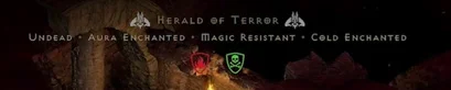 Herald of Terror - new elite monster type in Diablo 2 Resurrected