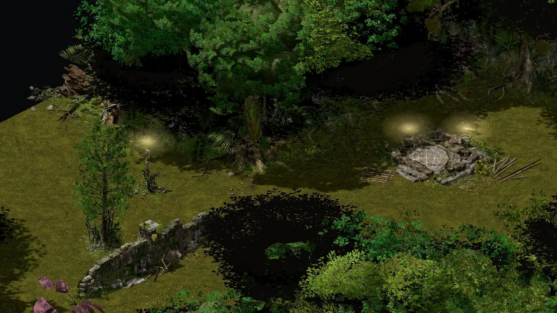 Flayer Jungle Pygmy SW waypoint clearing: the waypoint on screen
