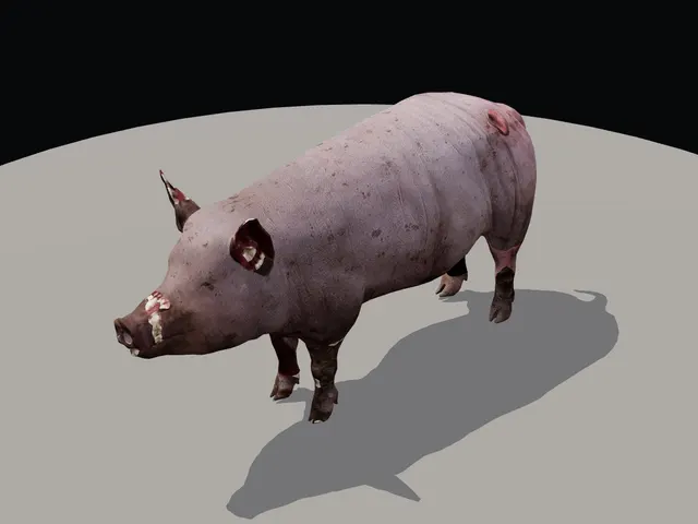 Unused HD pig model from the Diablo 2 Resurrected game files