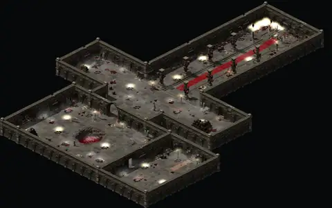 Andariel's Lair (Act 1 - Catacombs, andy3), HD render