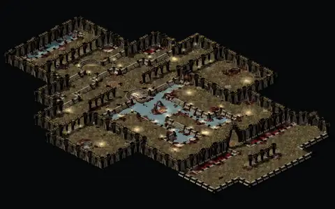 Mephisto's Level (Act 3 - Durance of Hate (Mephisto), mephcomp), HD render