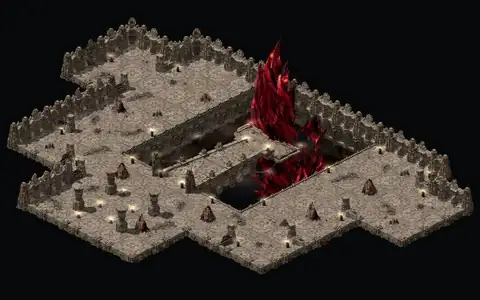 Worldstone Chamber (Act 5 - Worldstone Chamber, wstone01), HD render